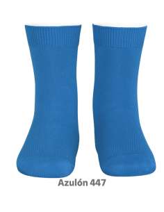 Plain Socks 20194 Deep Blue 447 Cóndor | Wholesale T-Exporta