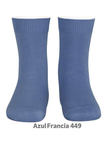 Calcetín Liso 20194 Azul Francia 449 Cóndor | Venta al por Mayor T-Exporta