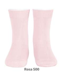 Calcetín Liso 20194 Rosa 500 Cóndor | Venta al por Mayor T-Exporta