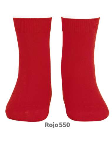 Calcetín Liso 20194 Rojo 550 Cóndor | Venta al por Mayor T-Exporta
