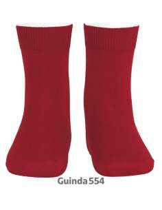 Plain Socks 20194 Cherry 554 Cóndor | Wholesale T-Exporta
