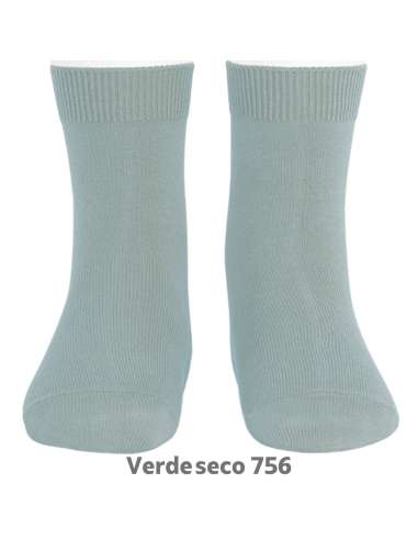 Calcetín Liso 20194 Verde Seco 756 Cóndor | Venta al por Mayor T-Exporta