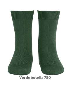 Plain Socks 20194 Bottle Green 780 Cóndor | Wholesale T-Exporta