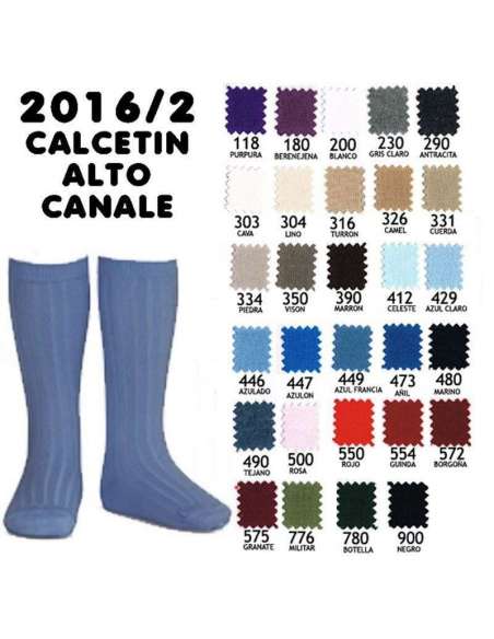CALCETIN ALTO BASICO ACANALADO CONDOR 2016-2