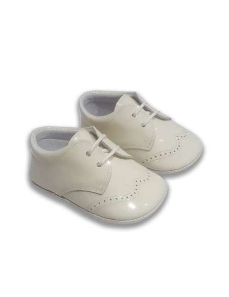 BLUCHER DE BEBÉ EN PIEL CHAROL BEIG
